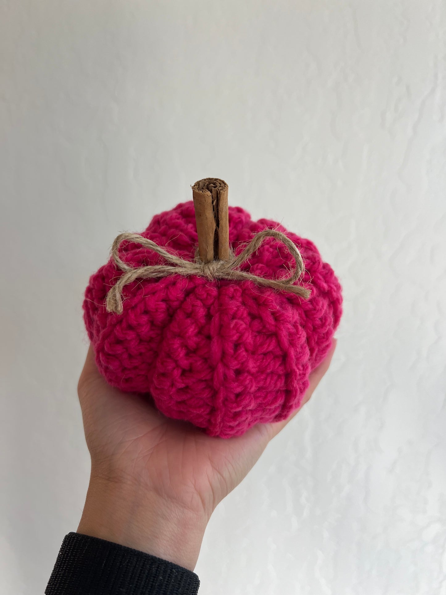 Crochet Pumpkin - Pink