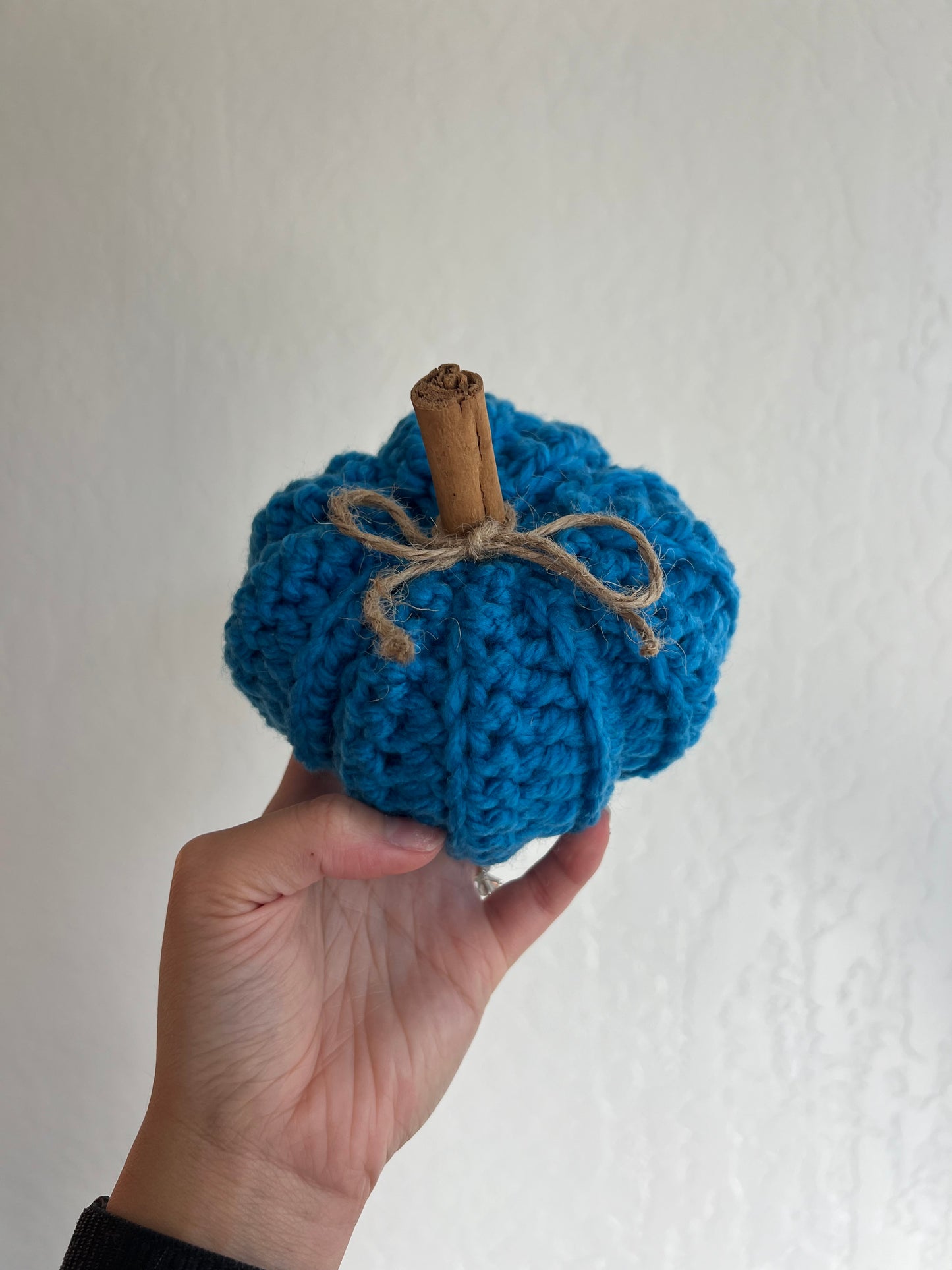 Crochet Pumpkin - Blue