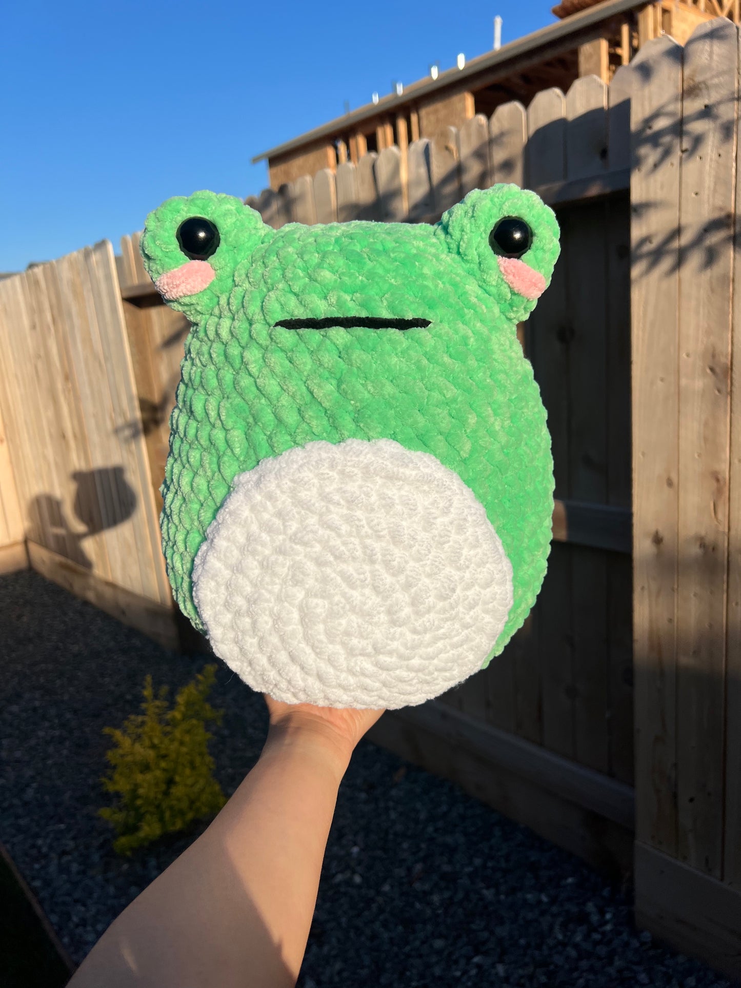 Jumbo Frog Crochet Pattern