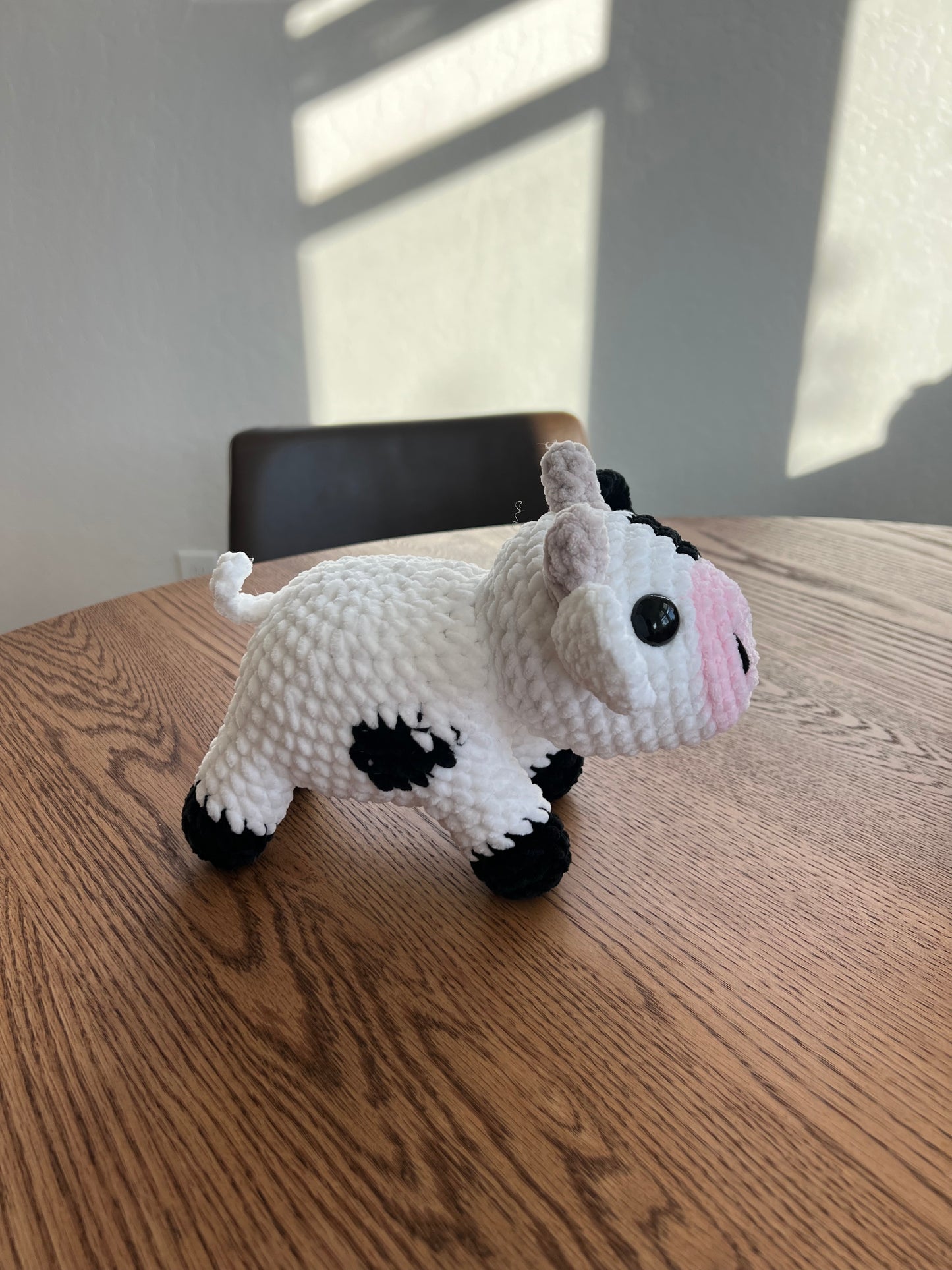 4-in-1 Mini Standing Cow Crochet Pattern