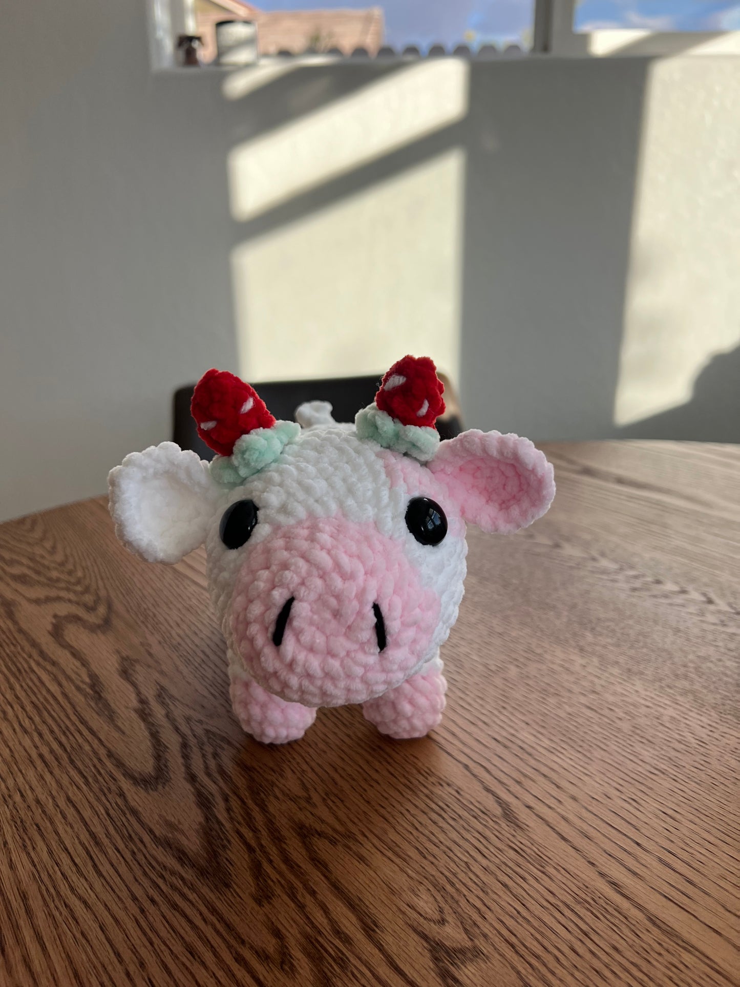 4-in-1 Mini Standing Cow Crochet Pattern