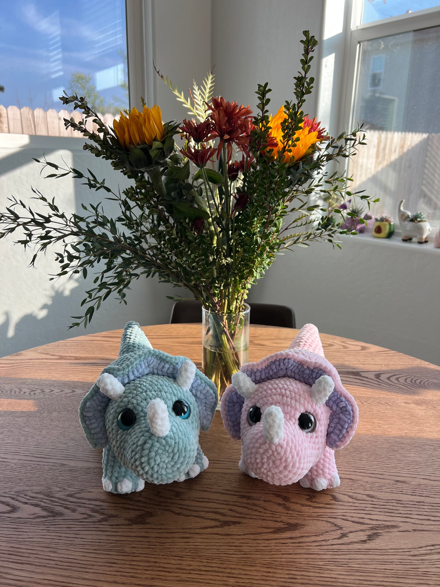 Triceratops Crochet Pattern