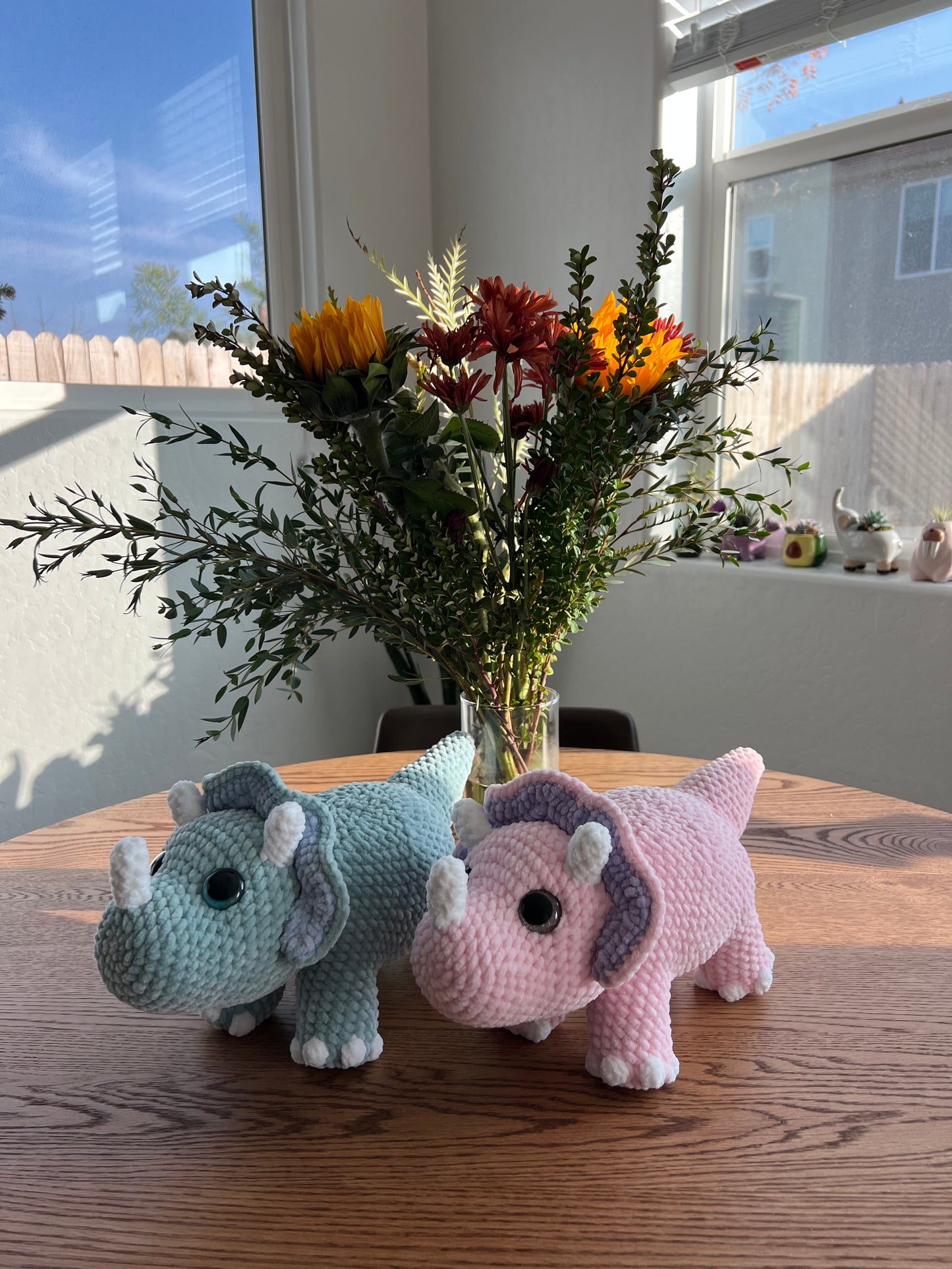 Triceratops Crochet Pattern