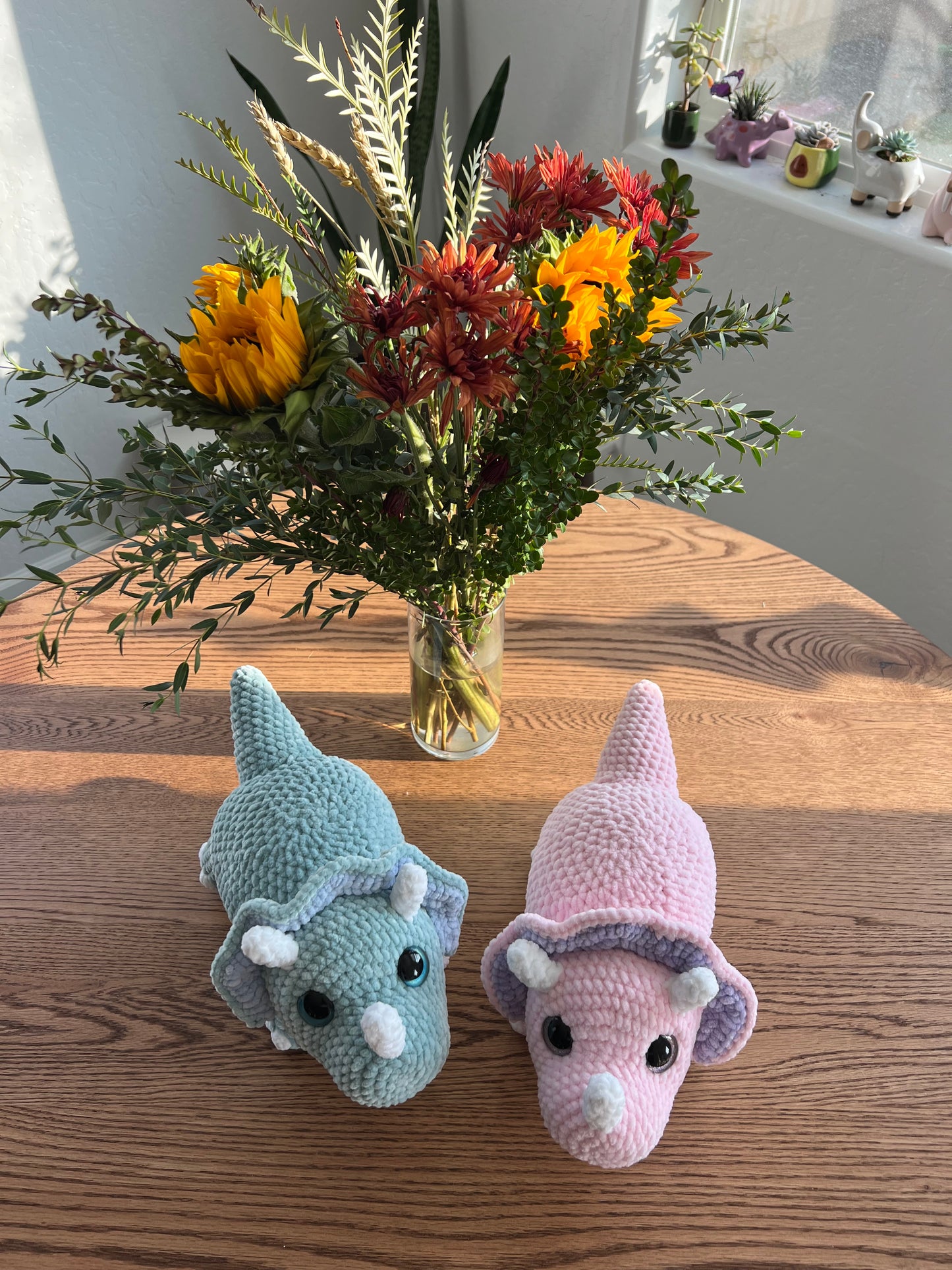 Triceratops Crochet Pattern