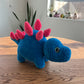 Large Blue Stegosaurus Dinosaur Plushie