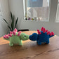 Large Blue Stegosaurus Dinosaur Plushie