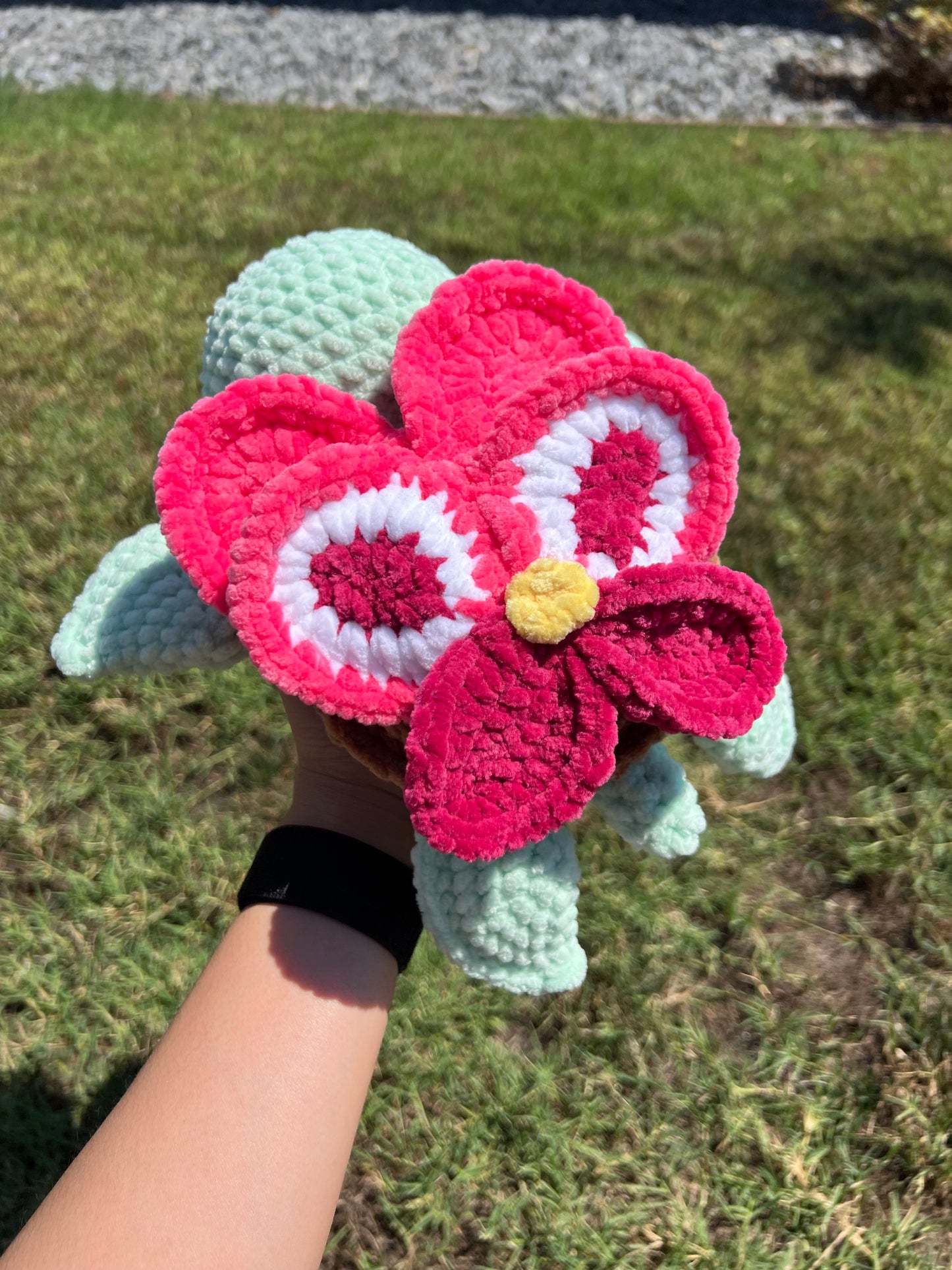 2-in-1 Flower Turtle Crochet Pattern